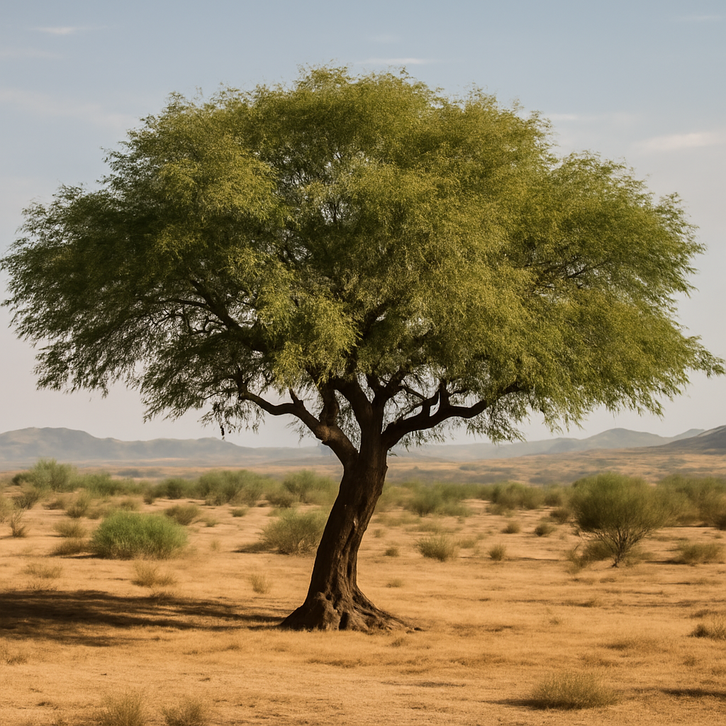 کھیجڑی کا درخت (Prosopis cineraria) جسے راجستھان میں زندگی کا درخت مانا جاتا ہے۔
