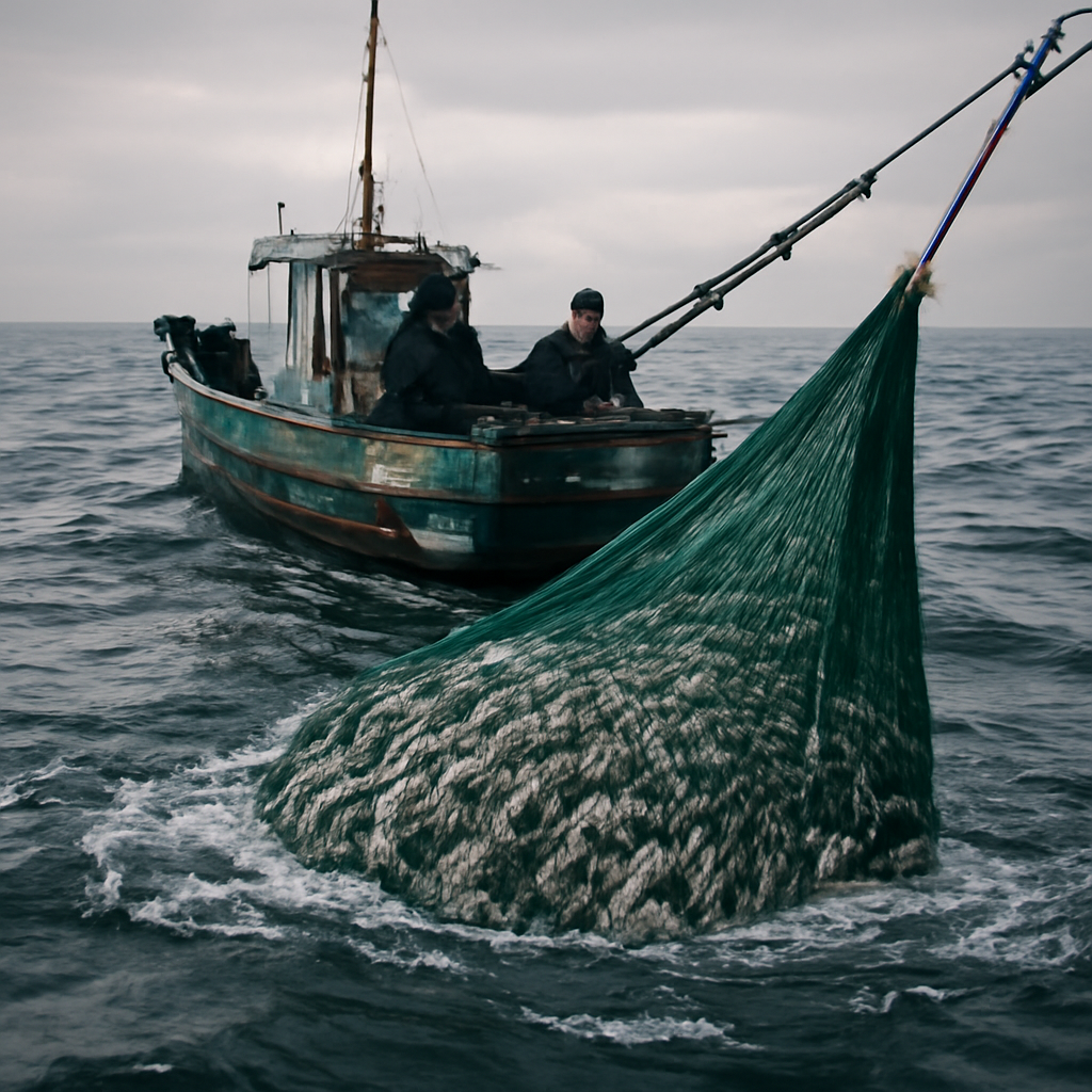 He’iháicha ‘Sea Shepherd’, pe pira kutu ilegal ha clandestino oiko sapy’ánte mburuvichakuéra resa renondépe.