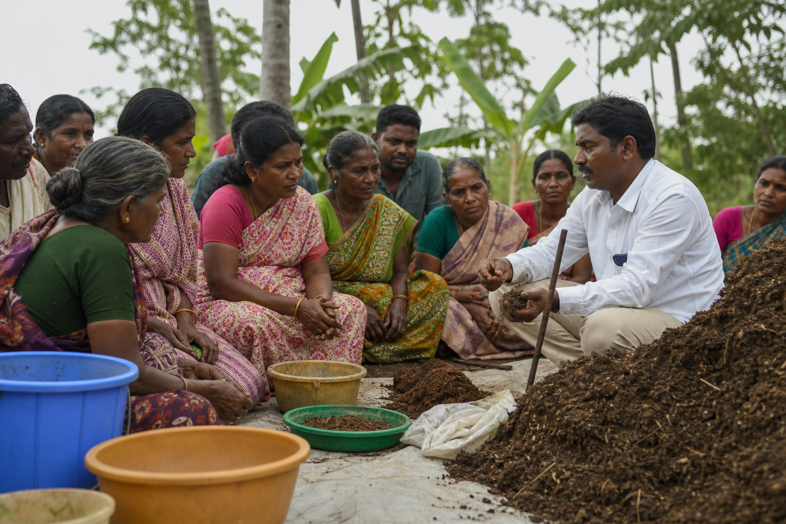 இயற்கை விவசாயப் பயிற்சி முகாம், கிராமப்புற மக்களின் வாழ்வை மேம்படுத்துகிறது.