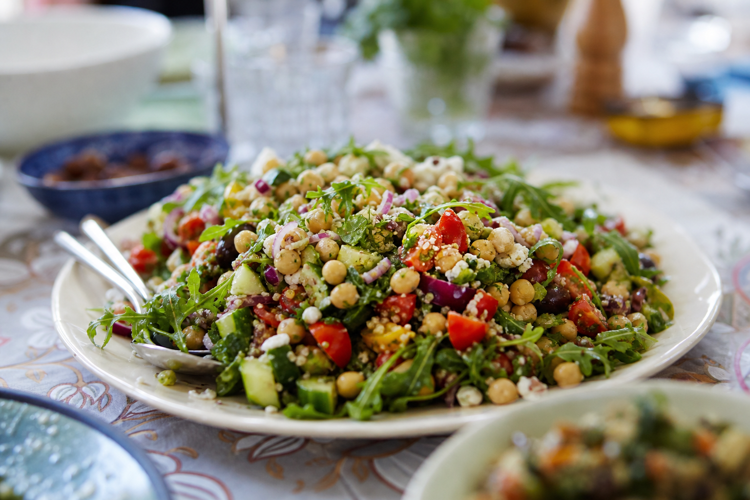 A vibrant, hearty salad can be a welcome addition and a satisfying meal option.