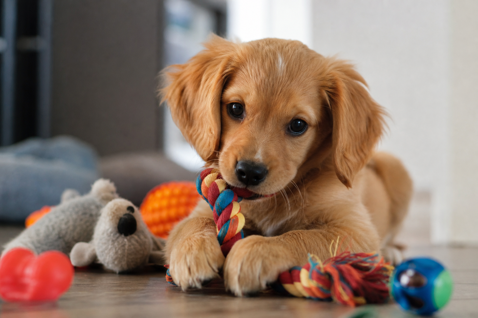 Early positive socialisation is crucial for a puppy's development.