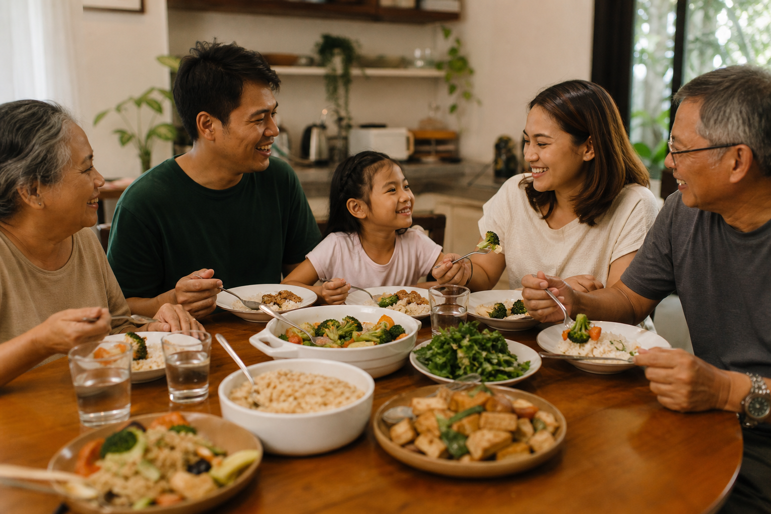 Ang pagbabahagi ng masustansya at plant-based na pagkain sa pamilya ay nagpapatibay ng samahan at nagpapakita ng malasakit sa lahat ng nilalang.