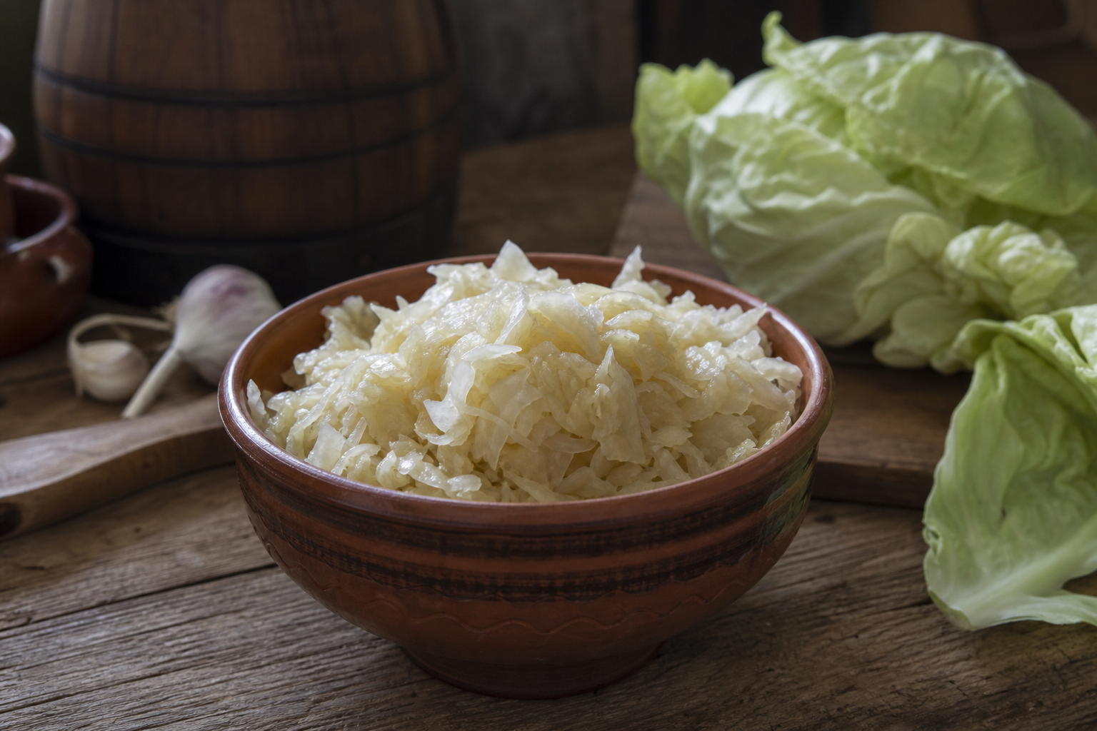 Turshi lakre tradicionale, një burim i pasur umami.