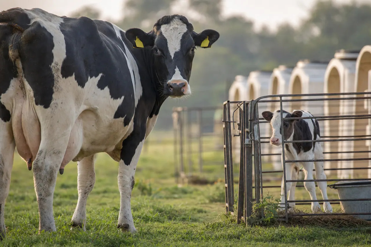 Dairy cows' calves are often separated from their mothers shortly after birth.