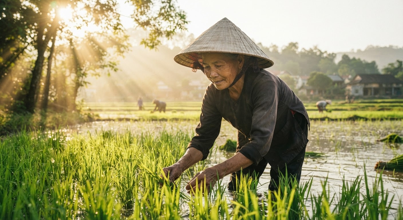 Ánh nắng mặt trời là nguồn Vitamin D tự nhiên, hỗ trợ hấp thụ canxi hiệu quả.