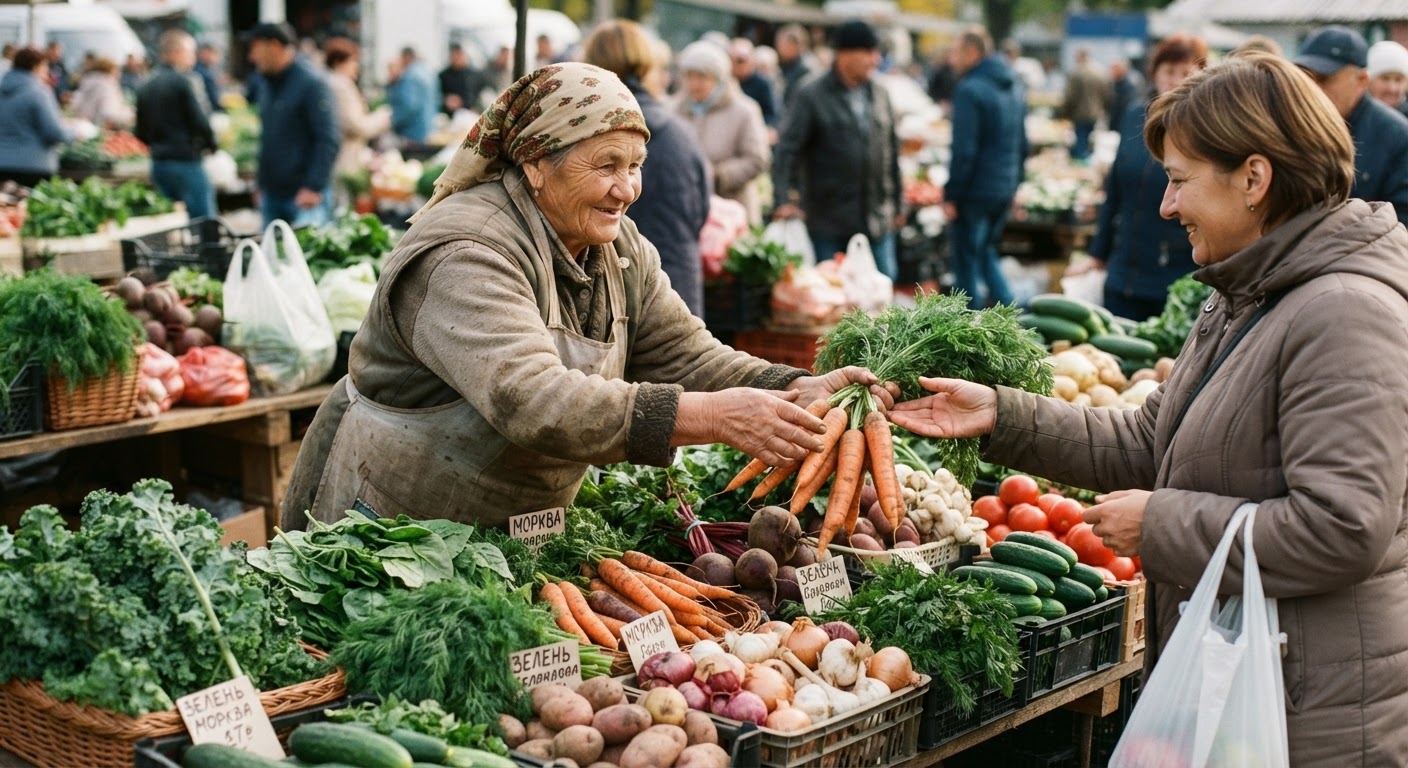 Локальні фермери, що продають рослинну продукцію, стають ключовими для сталого харчування.