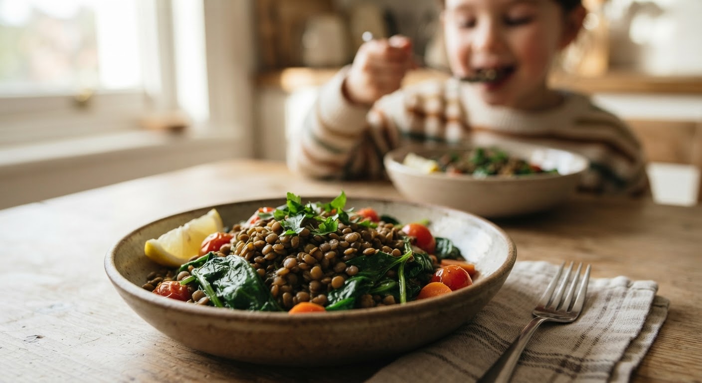عدس و اسفناج، منابع خوب آهن گیاهی