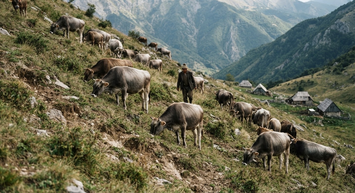 Kullota në zonat malore të Ballkanit kërkojnë menaxhim të kujdesshëm për të shmangur erozionin.