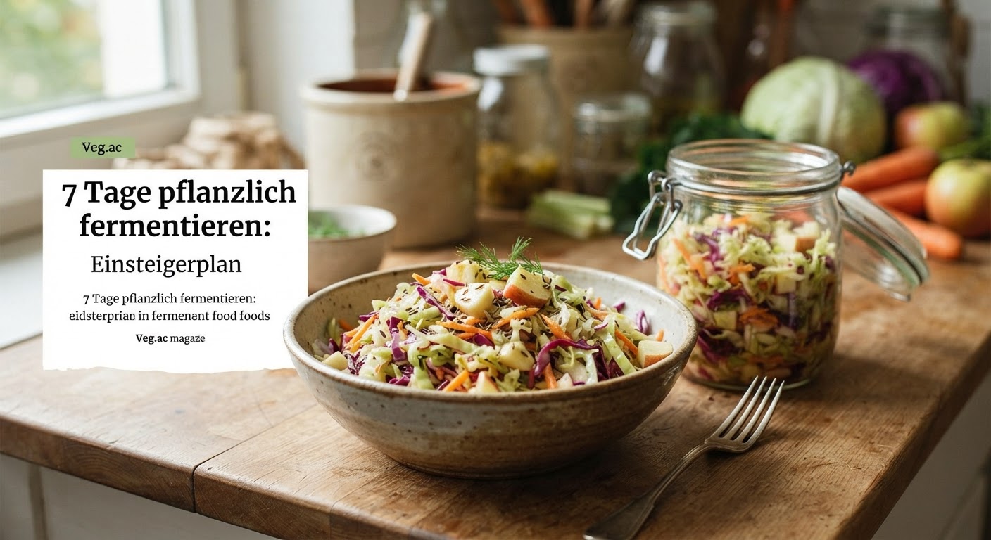 Ein fermentierter Krautsalat mit Apfel und Karotte – eine saisonale Delikatesse.