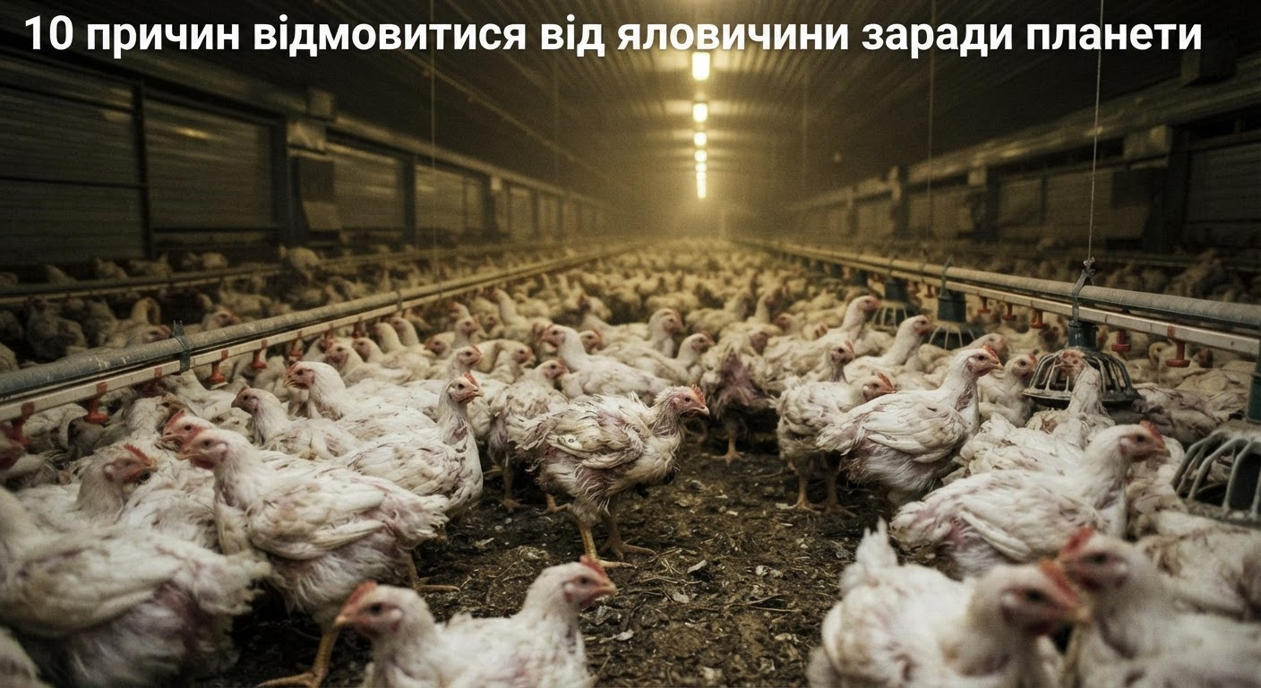 Тісне утримання тварин на промислових фермах створює ризики для здоров'я.