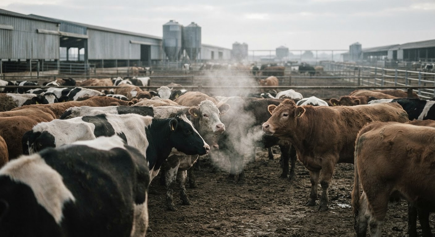 Les émissions de méthane des bovins représentent un enjeu environnemental majeur.