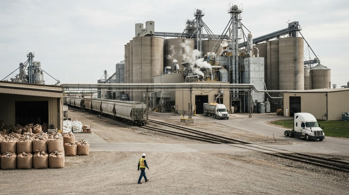 Archer Daniels Midland (ADM) processing facilities are key hubs for transforming agricultural commodities.