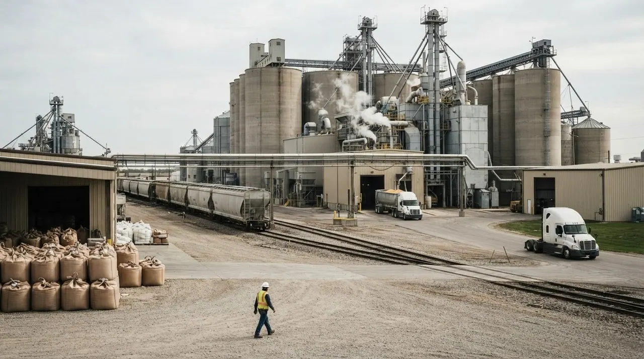 Archer Daniels Midland (ADM) processing facilities are key hubs for transforming agricultural commodities.