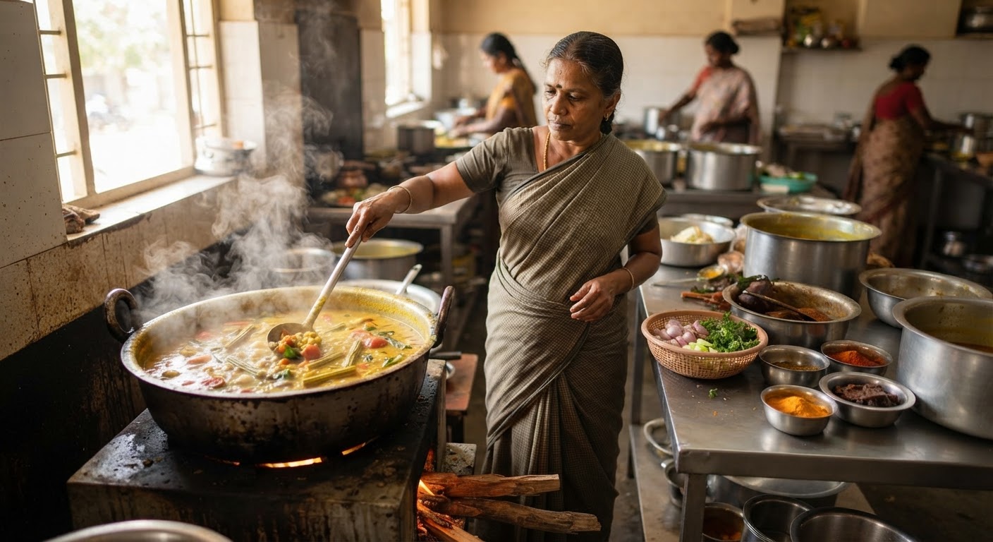 தமிழ்நாட்டில் பாரம்பரியமாக செய்யப்படும் பருப்பு சாம்பார்