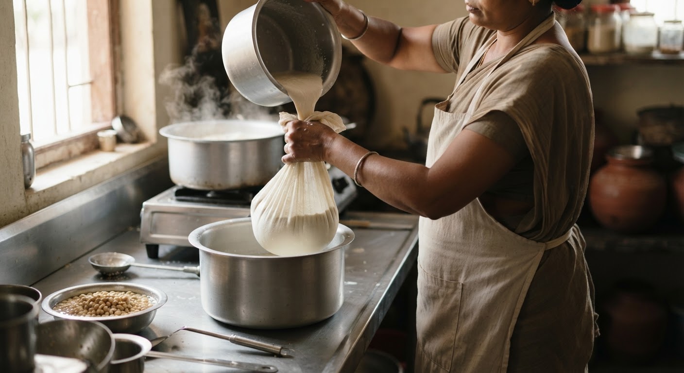 सोया दूध का उत्पादन, डेयरी दूध की तुलना में काफी कम पर्यावरणीय प्रभाव डालता है।
