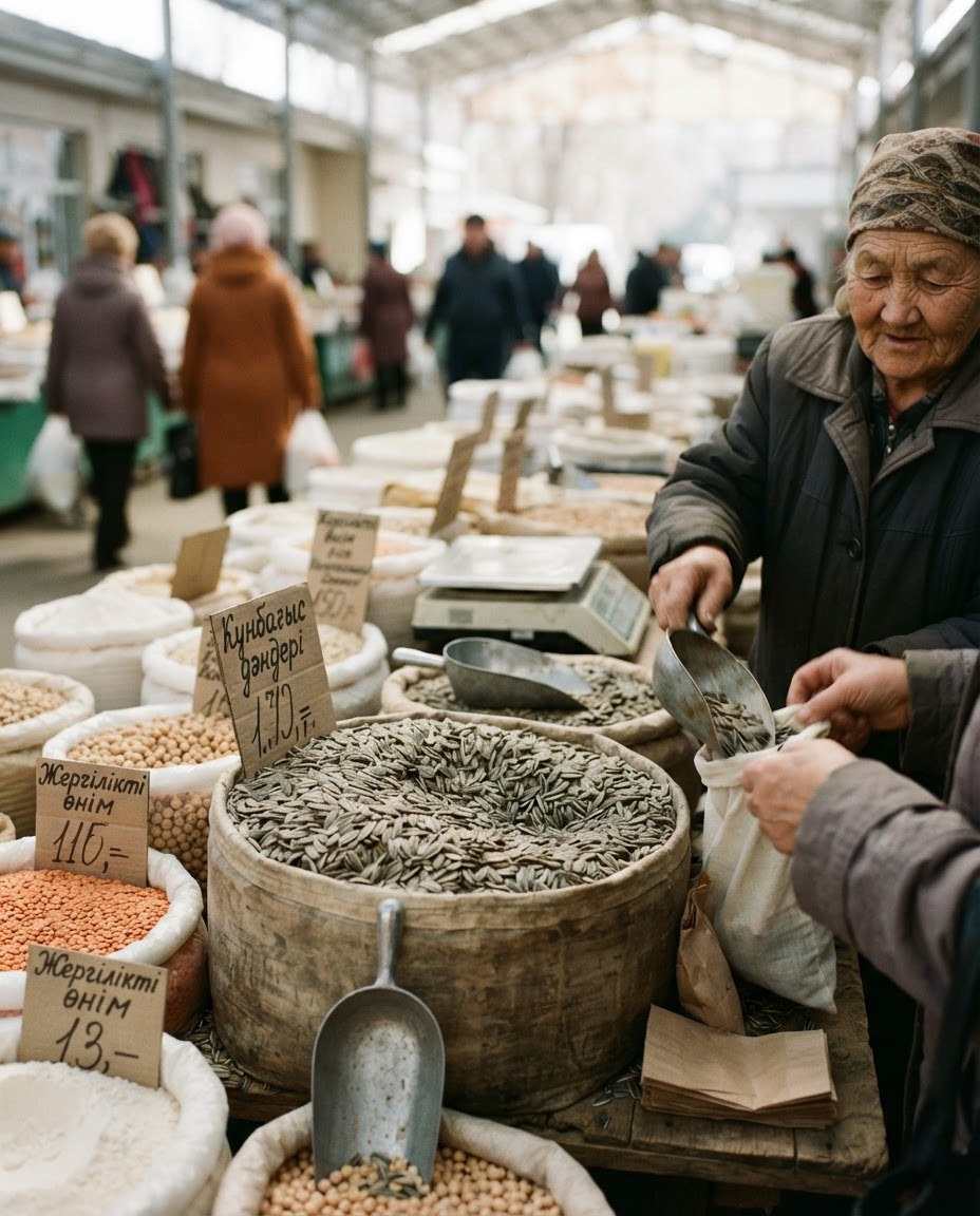 Құнарлы күнжіт дәндері – өсімдік сүтінің жергілікті нұсқасы.