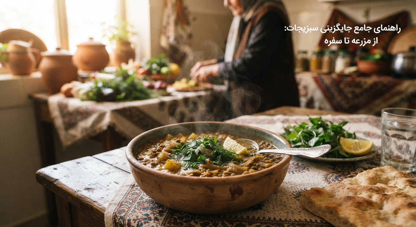 عدسی، یک غذای سنتی و مغذی ایرانی که جایگزینی عالی برای وعدههای گوشتی است.