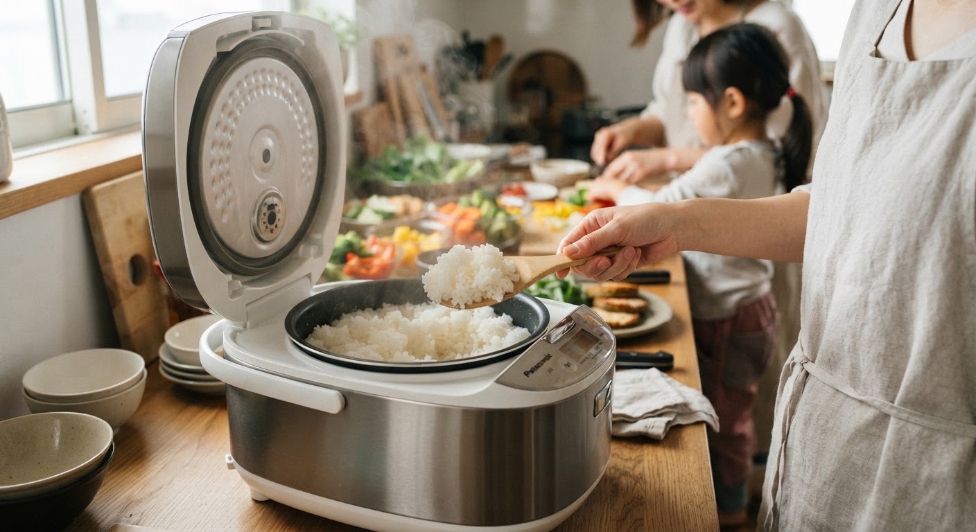 炊きたてのごはんは、ワンプレートの主役です。