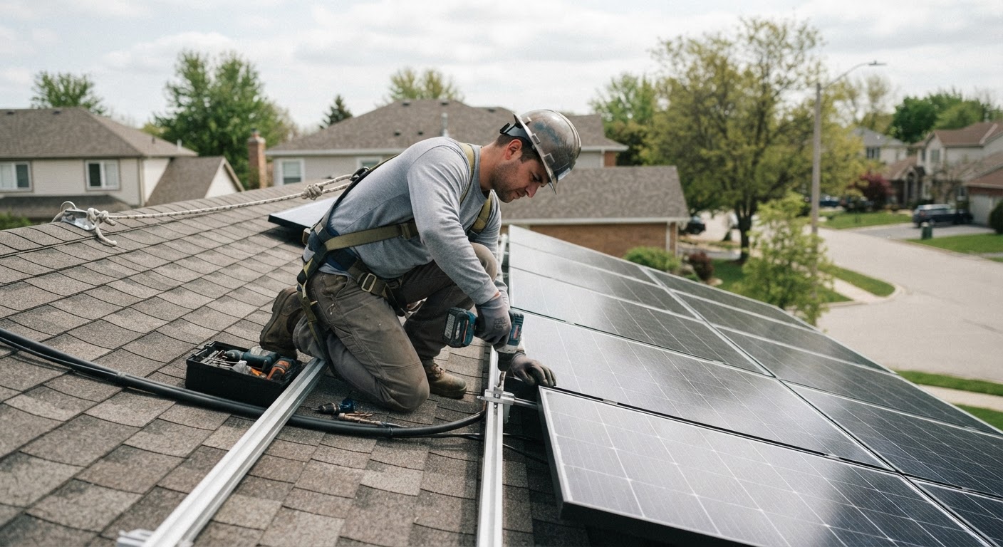 A certified installer ensures panels are correctly fitted for optimal performance and safety.