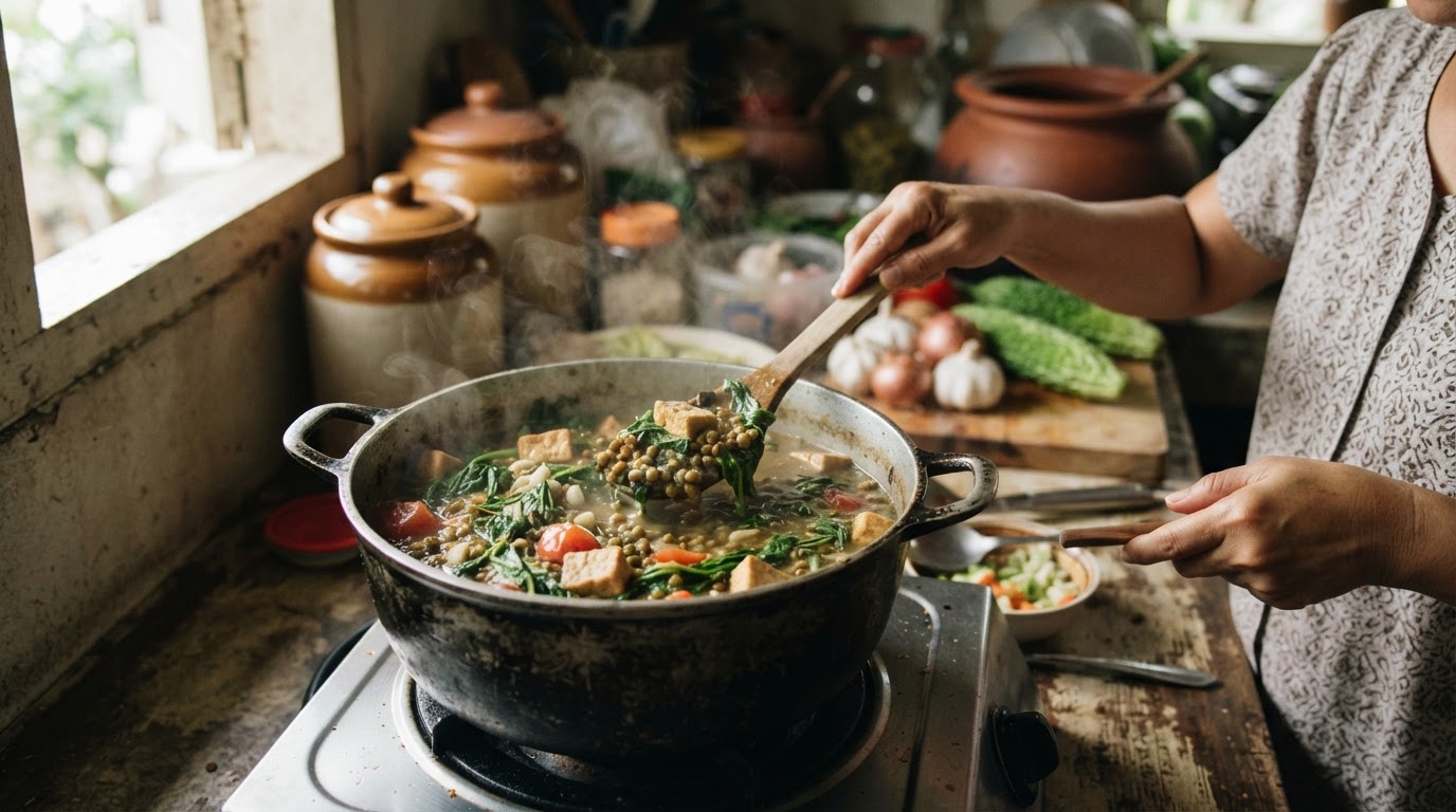Ang munggo ay maaaring gawing masarap at masustansyang putahe tulad ng monggo guisado.