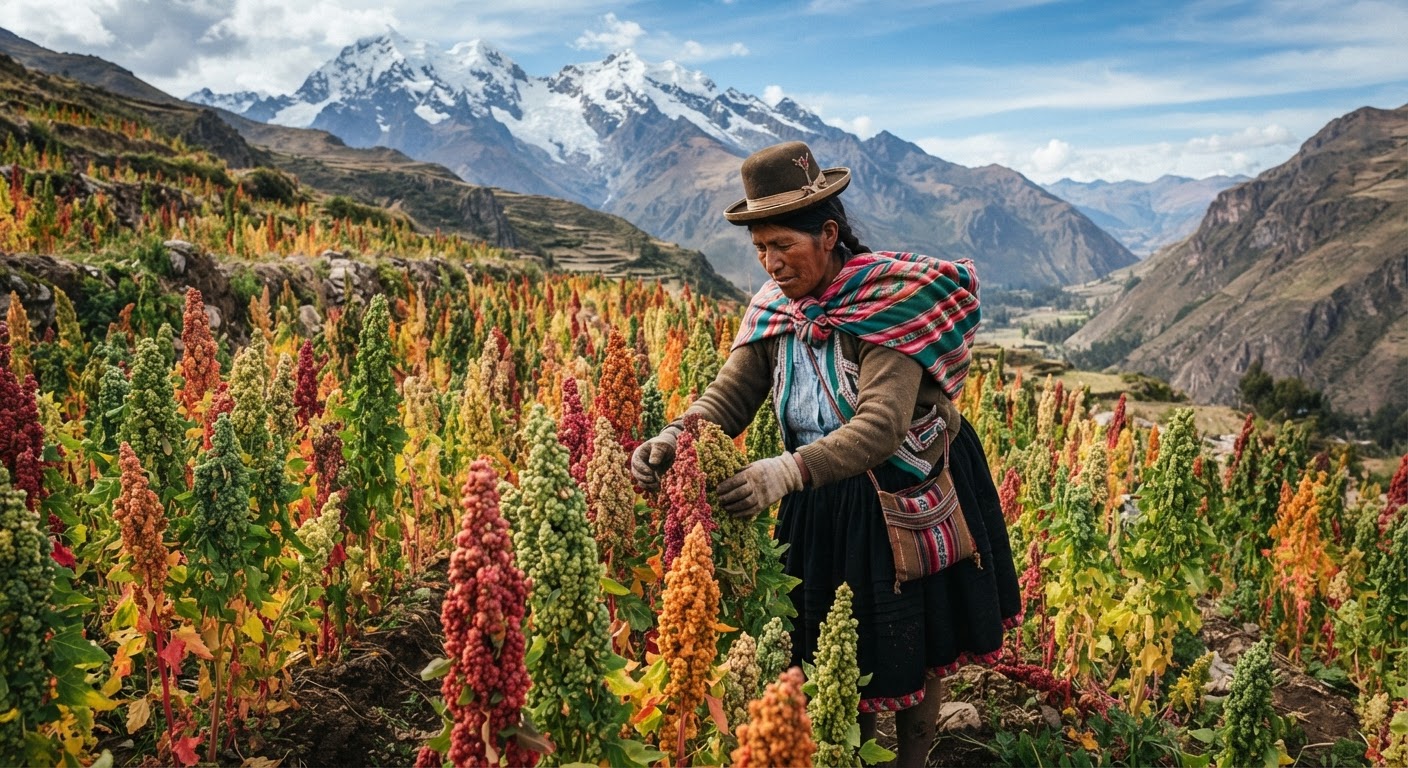 Andes urqukunapi kinwa tarpuyqa ancha allinmi.