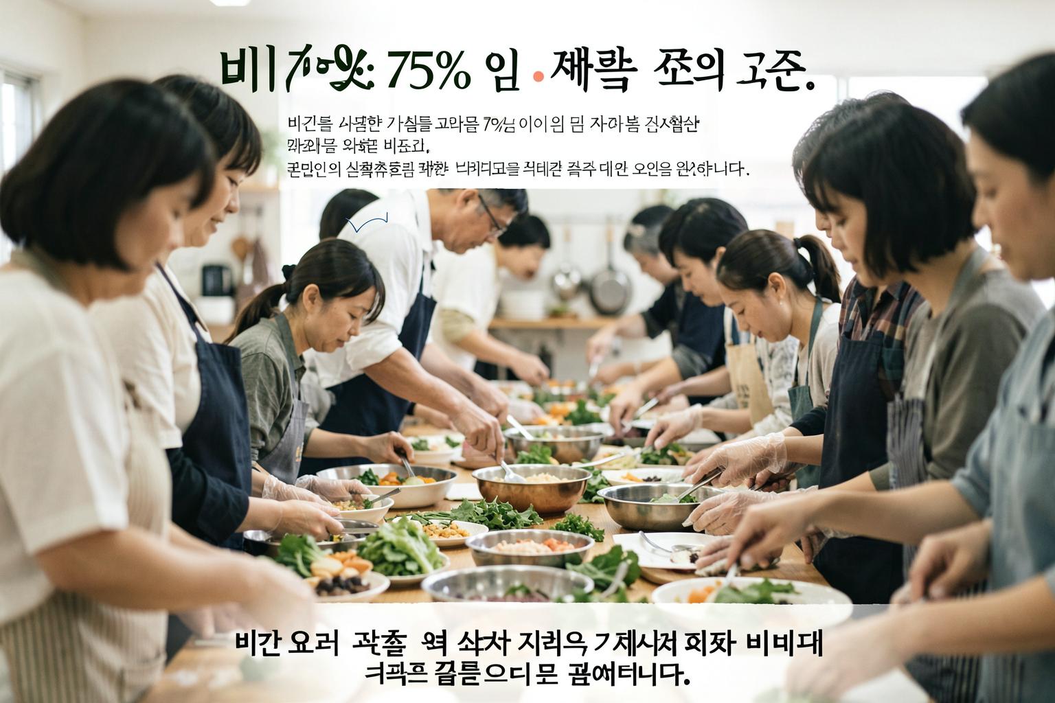 비건 요리 교실은 사회적 지지와 기술 습득을 동시에 제공합니다.