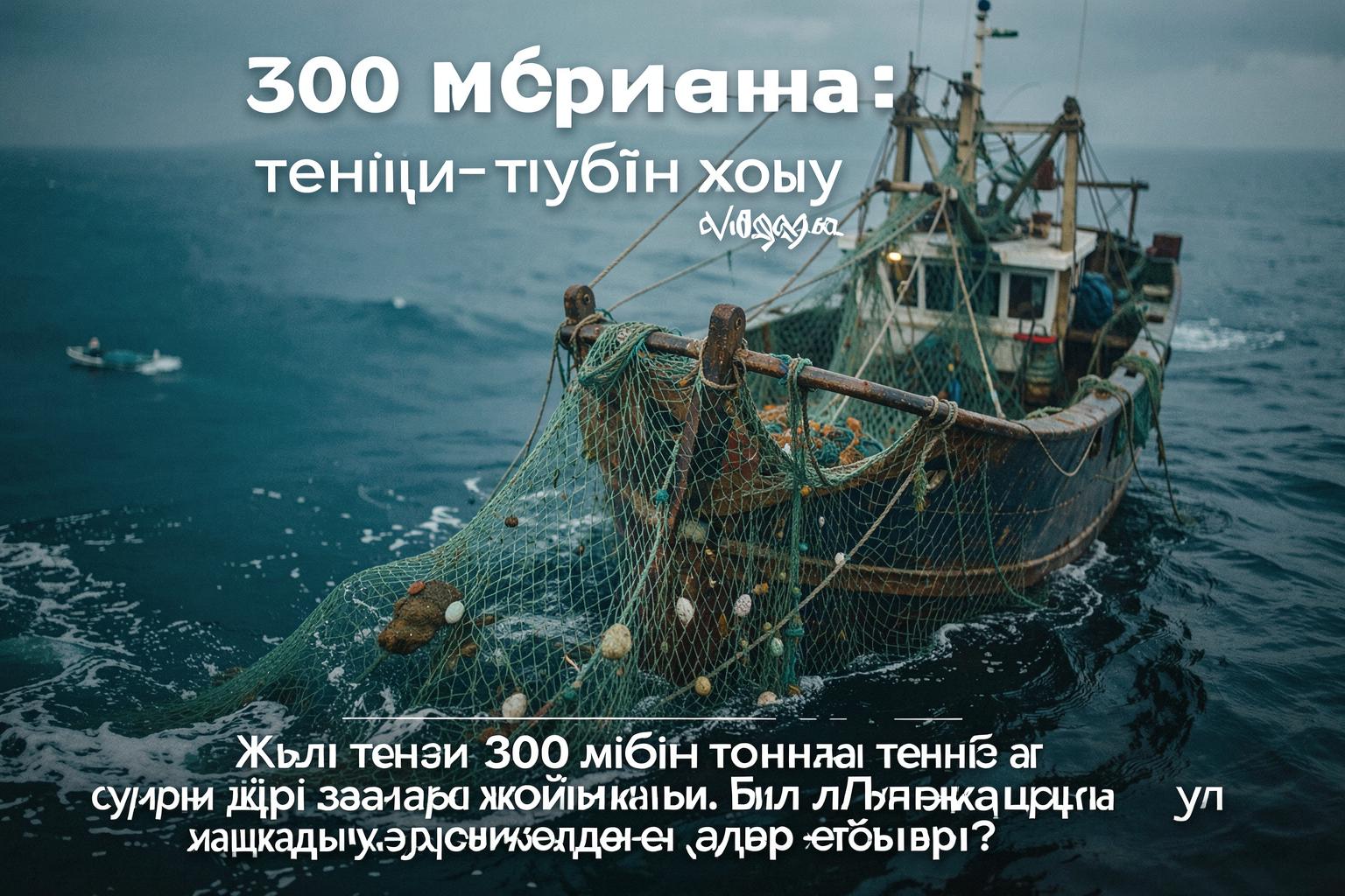 Кеме теңіз түбін сүйреп бара жатқан ауды лақтыруда
