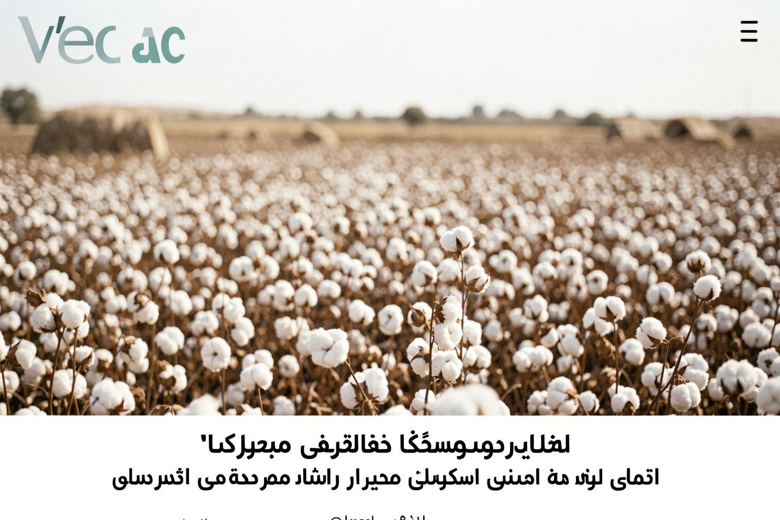 حقول القطن العضوي في مصر: بديل نباتي تقليدي للحرير