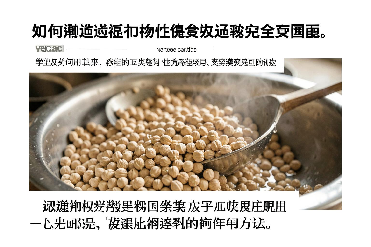 浸泡和发芽是提升豆类蛋白消化率的简单方法。