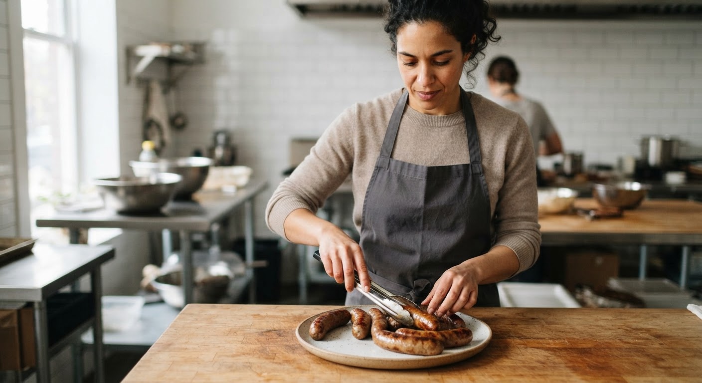 Artisan vegan sausages, often winning awards, showcase the high quality now achievable in plant-based alternatives.
