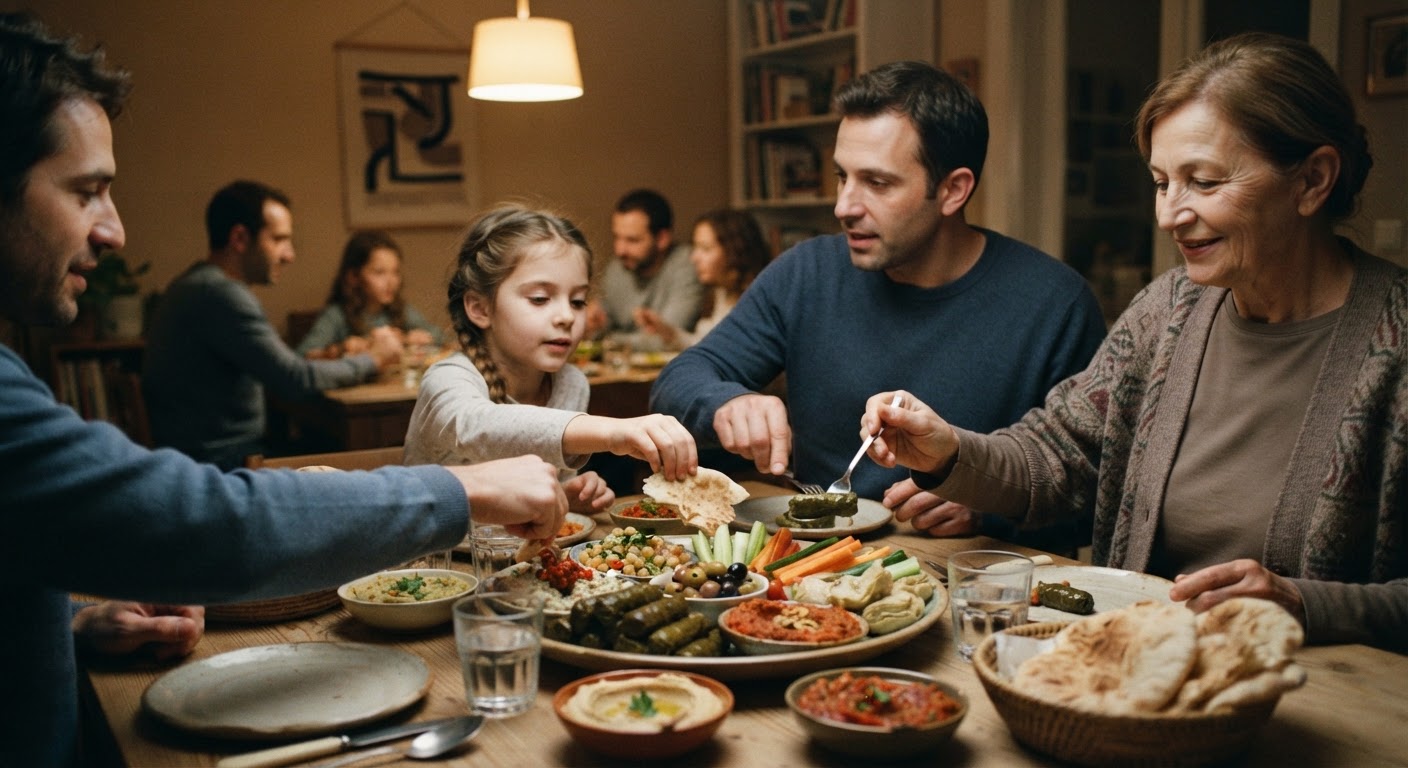 Zeytinyağlı mezeler, vegan yılbaşı sofrasının vazgeçilmezleri arasında yer alabilir.