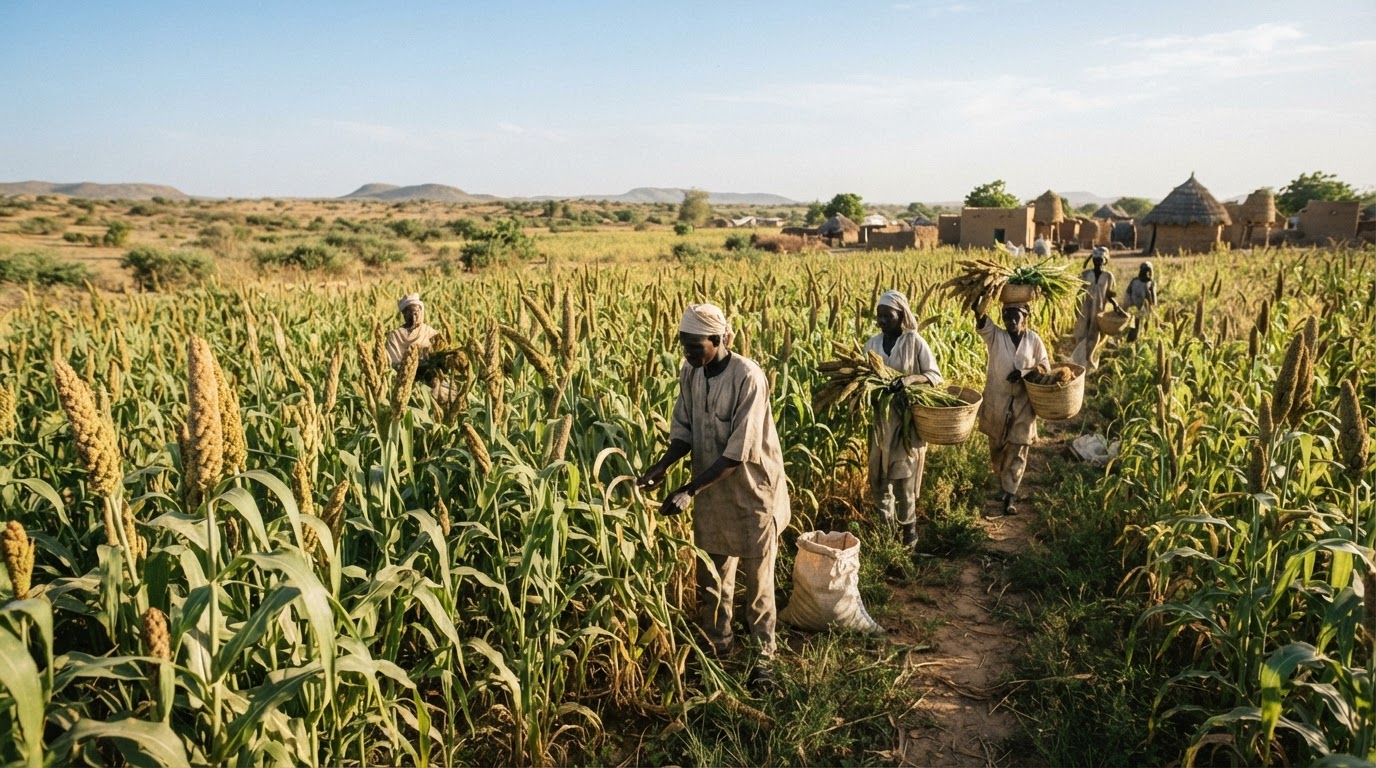 Filin gero mai hasken rana a yankin Sahel