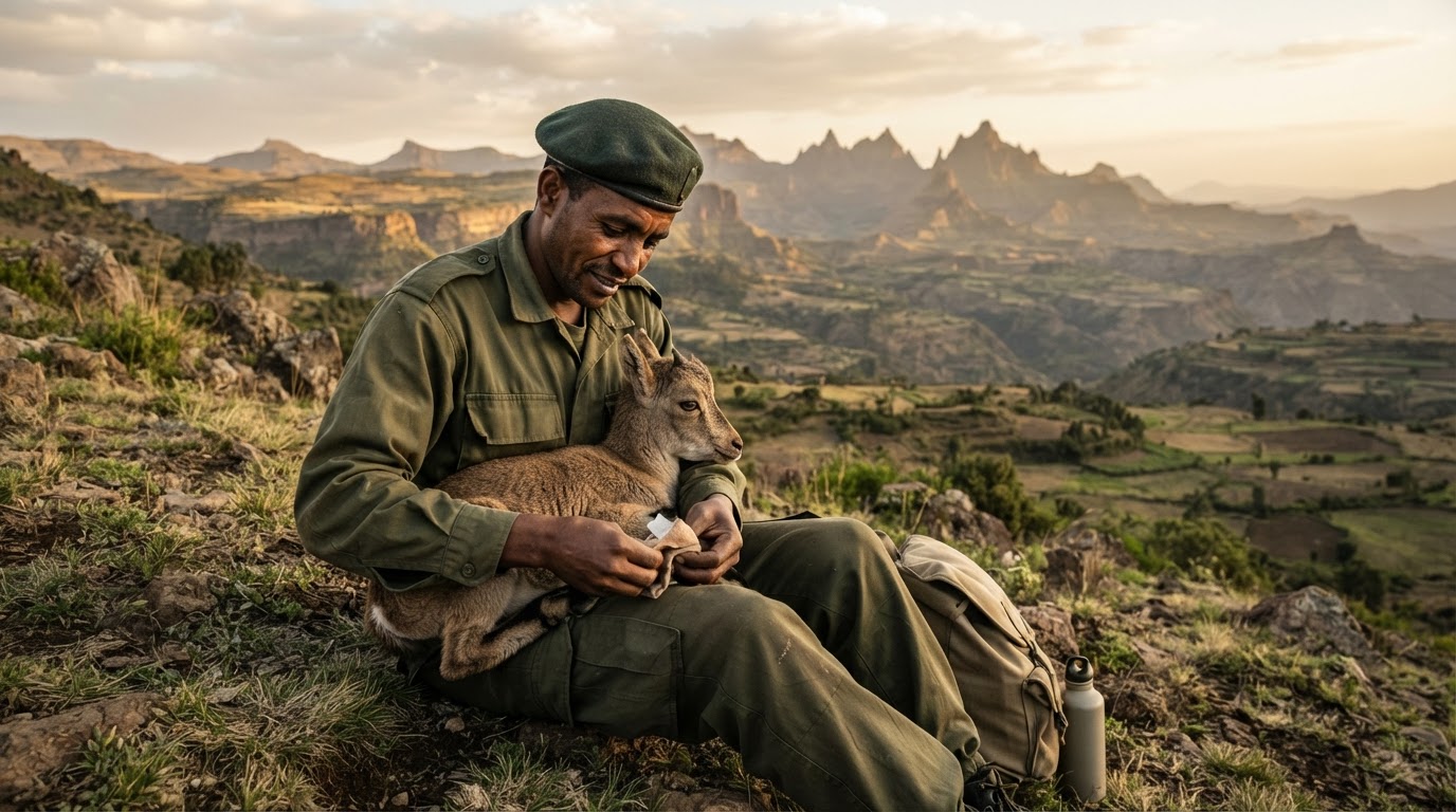 የኢትዮጵያ ተራራማ አካባቢዎች የዱር እንስሳት