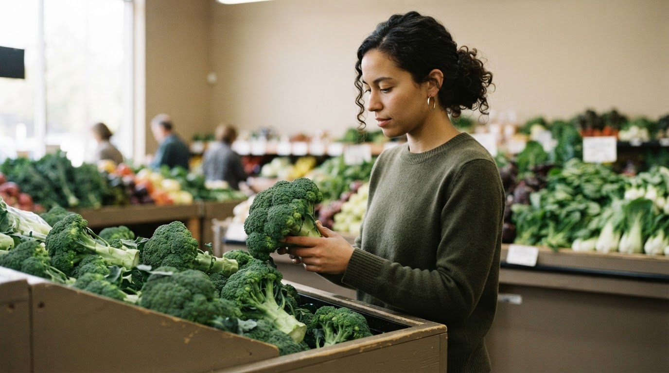 Broccoli, a plant source of calcium