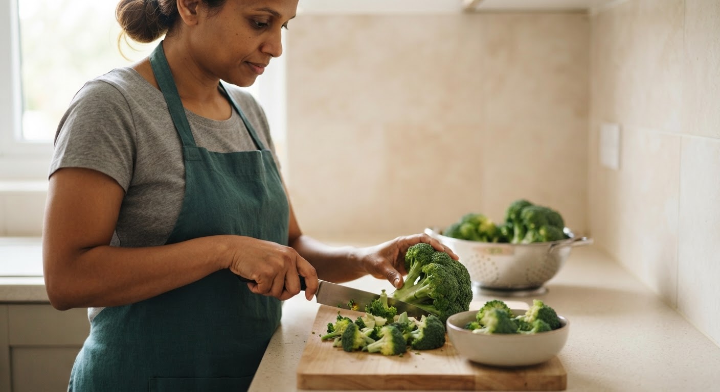Broccoli jẹ́ ọ̀kan nínú àwọn orísun kalsíọ̀mù tí ara ń gba lò lẹ́sẹ̀kẹsẹ̀.
