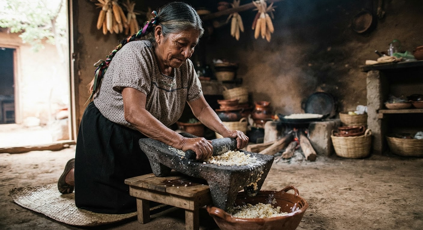 Nāhuatl: Tlen ōmochiuh ītech tlen miltia īhuān tlen ōmochiuh ōmpa inin tlamanalli.