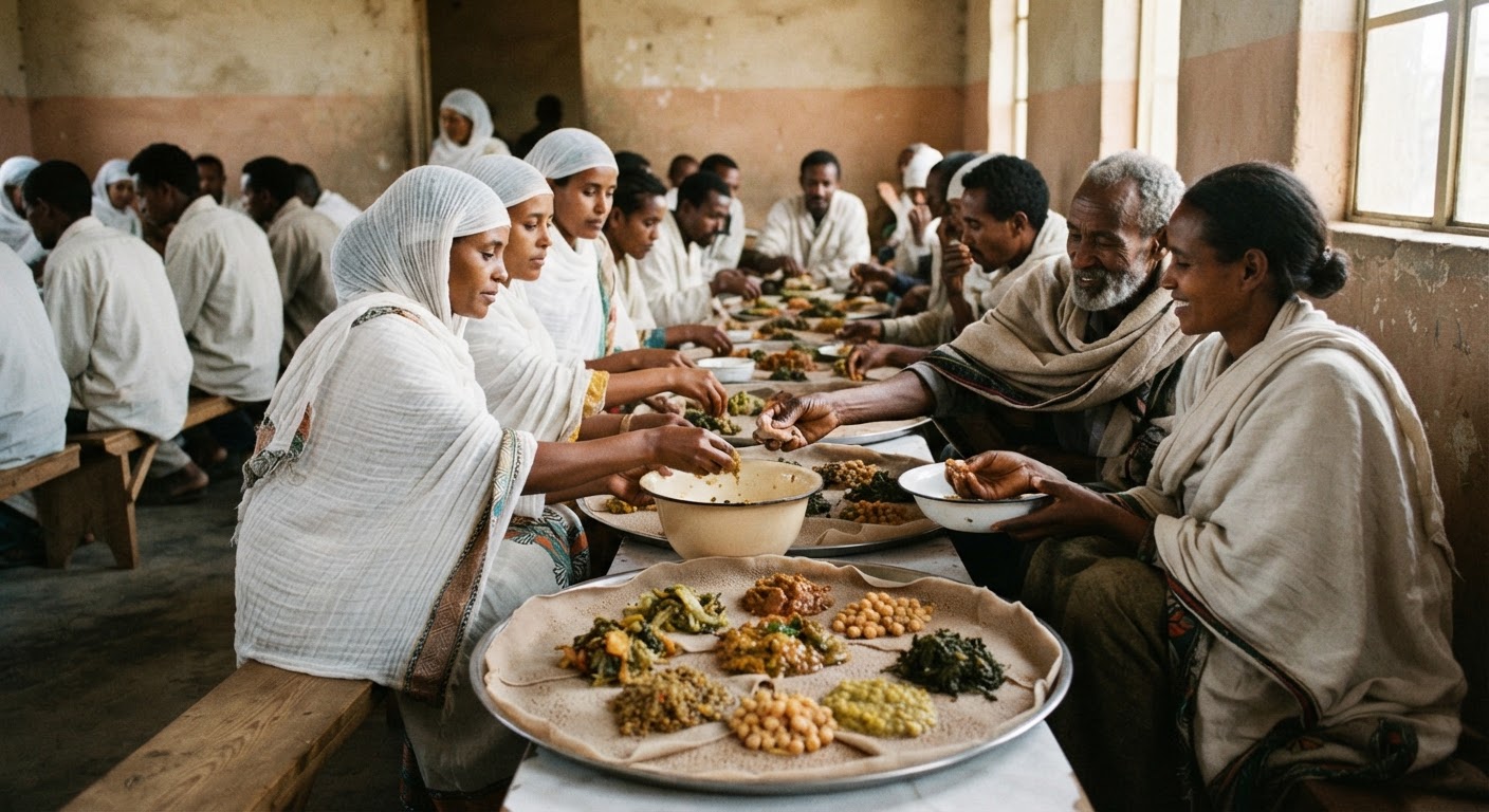 የኢትዮጵያ ኦርቶዶክስ ክርስቲያን የጾም ምግብ ስርጭት