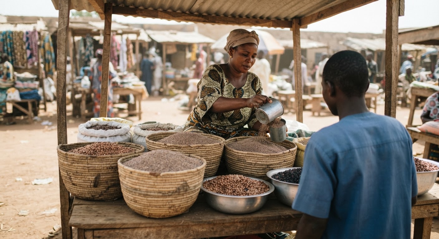 Kasuwancin gero da wake a arewacin Najeriya, abinci mai dorewa da ke taimakawa wajen rage tasirin muhalli.