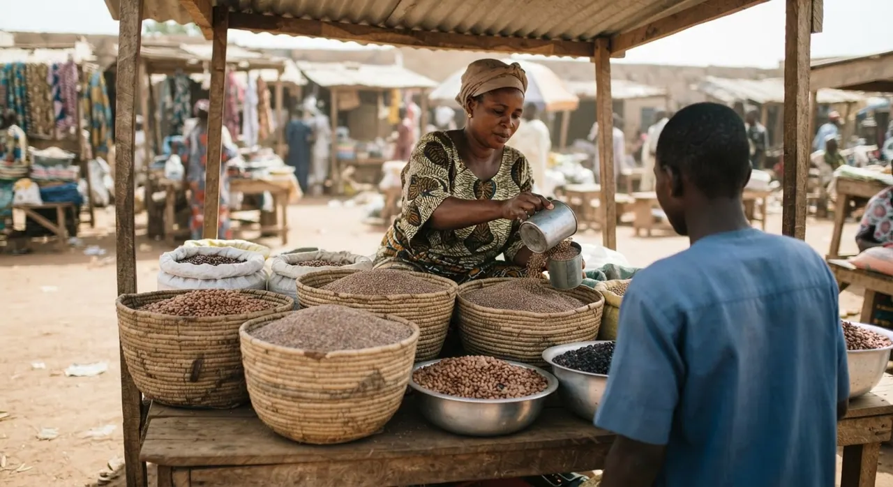 Kasuwancin gero da wake a arewacin Najeriya, abinci mai dorewa da ke taimakawa wajen rage tasirin muhalli.