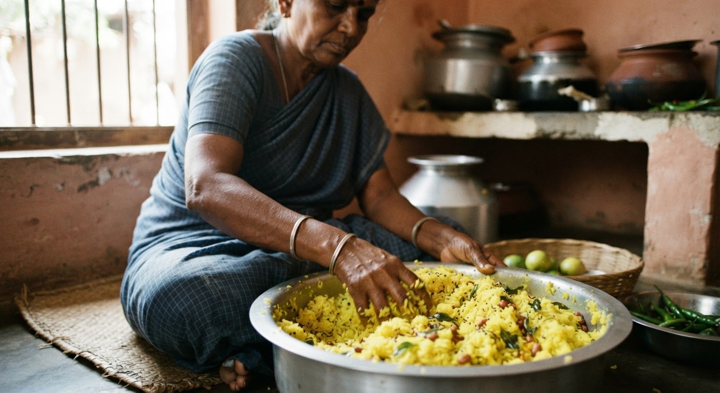 எலுமிச்சை சாதம், எளிமையான மற்றும் சுவையான மதிய உணவு.