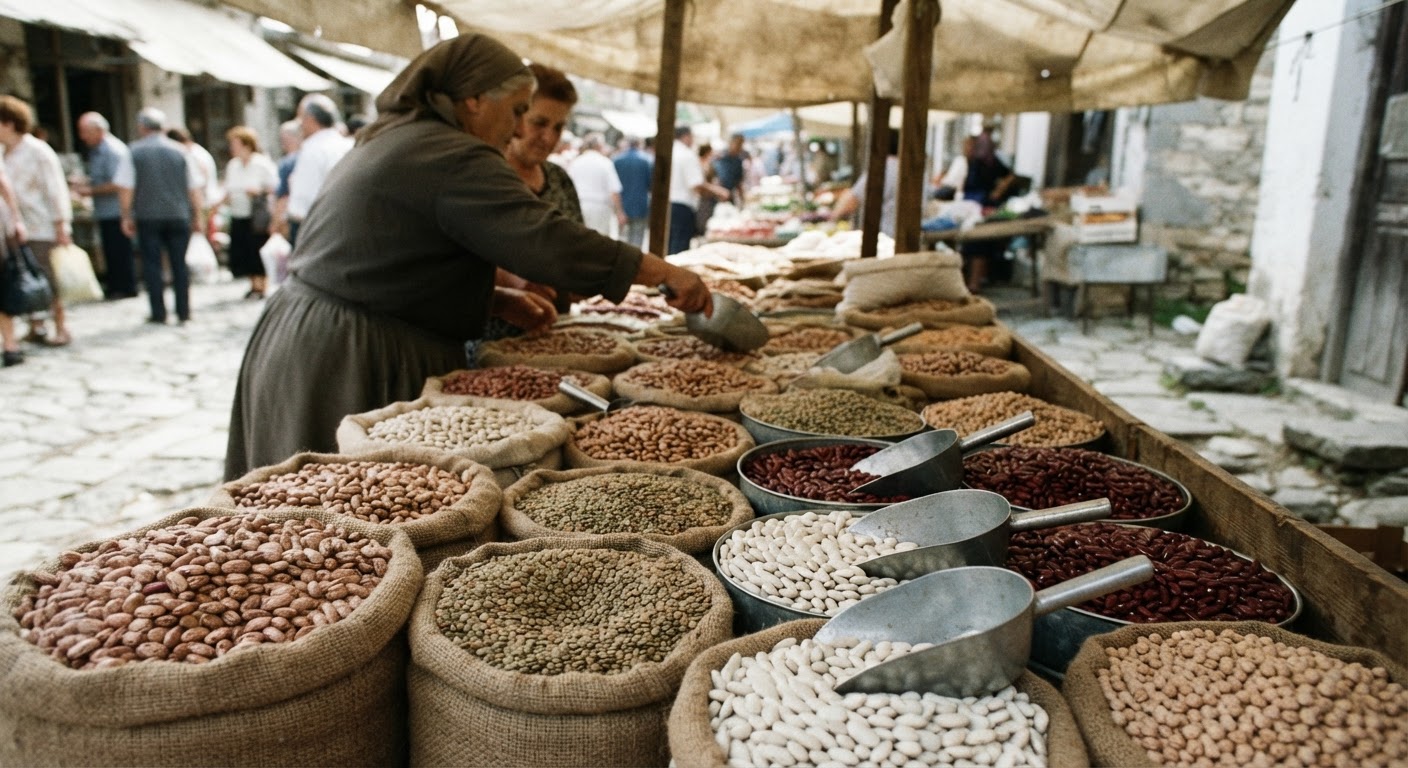 Bishtajore të thata, një burim i lirë dhe ushqyes i proteinave.