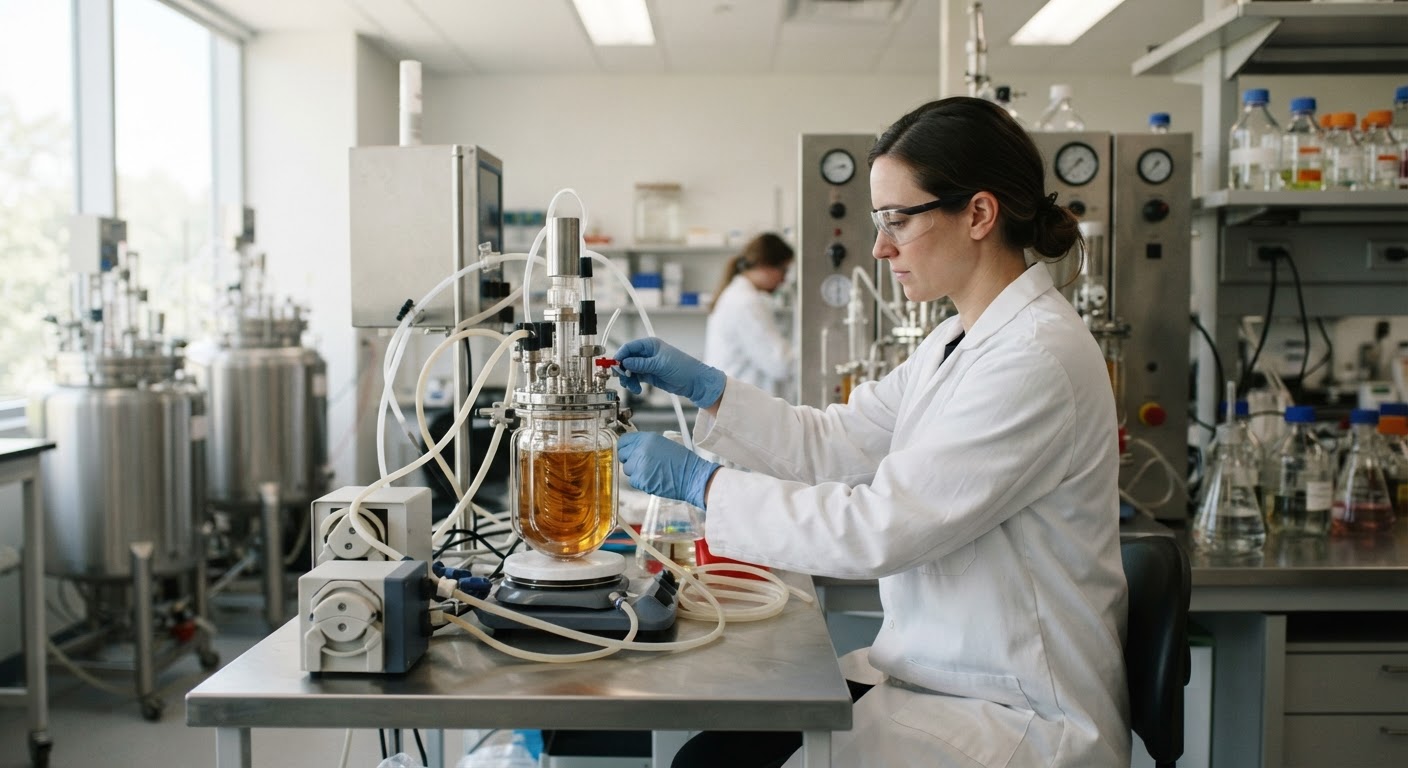 Moderne Laborausstattung ist entscheidend für die Forschung und Entwicklung in der Präzisionsfermentation.