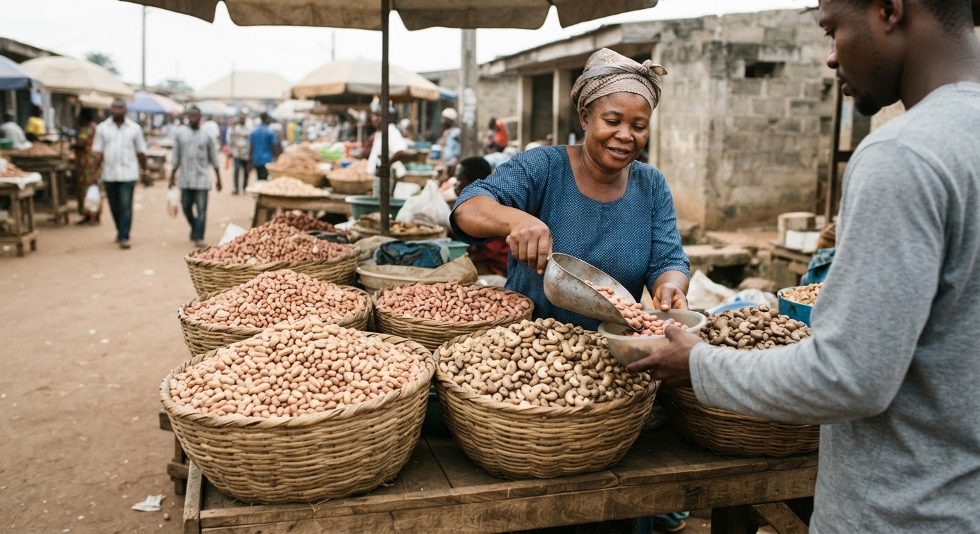Àlìkò àti yánnáyánná tí a tò síta lórí pápá ìtàyọ̀, tí ó jẹ́ orísun àràbàrà tí ó dára.