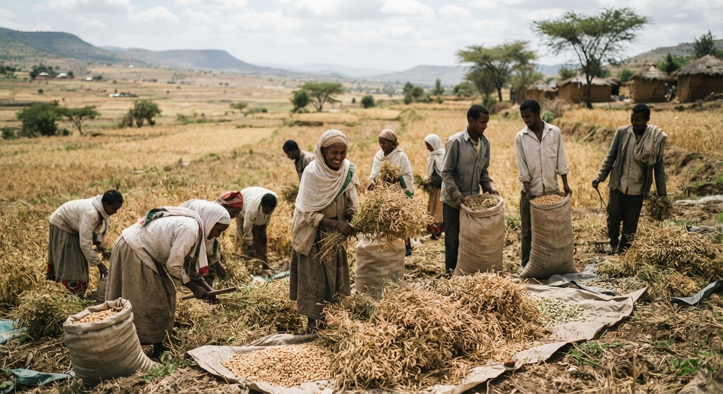 የአተር፣ የባቄላ እና የሌሎች ጥራጥሬዎች ምርት፣ የኢትዮጵያ የጾም ምግቦች ዋና ግብዓቶች ናቸው።