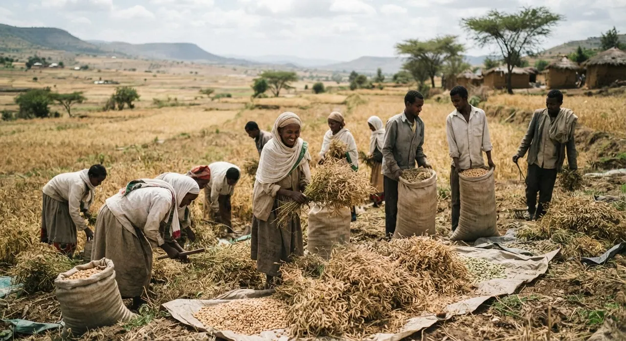 የአተር፣ የባቄላ እና የሌሎች ጥራጥሬዎች ምርት፣ የኢትዮጵያ የጾም ምግቦች ዋና ግብዓቶች ናቸው።
