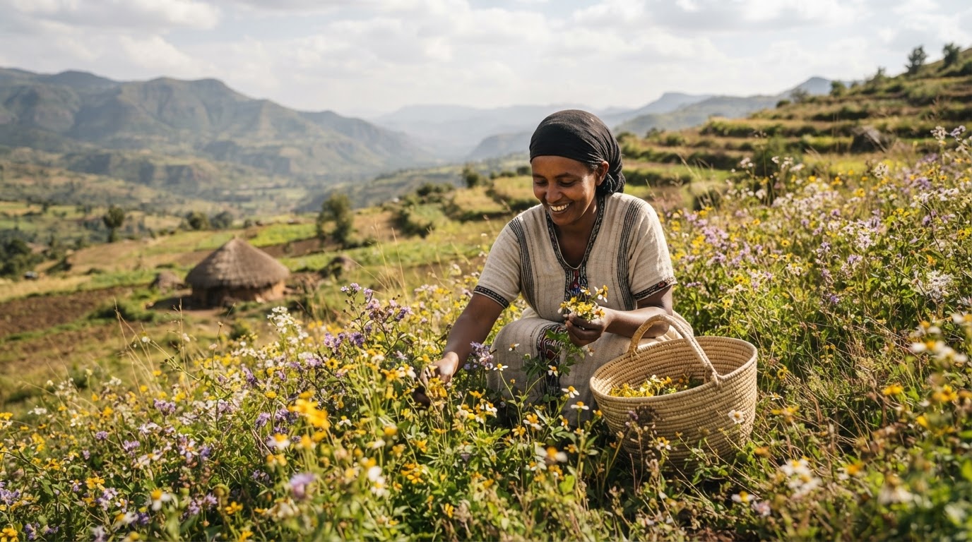በኢትዮጵያ የሚበቅሉ የዱር አበቦች