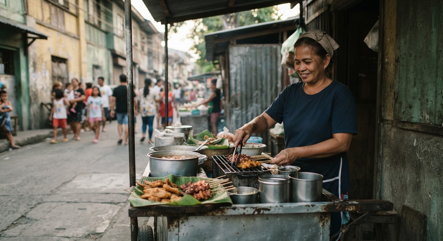 Ang mga lokal na tindahan at kainan ay sentro ng komunidad.