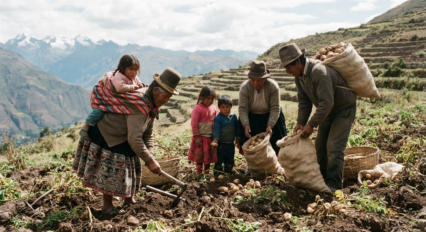 Chay pachakuna, Andes llaqtapiqa, ayllukunaqa kawsayta allinyachinku uywakuna wañuchiyta pisillata hap'iqkunawan.