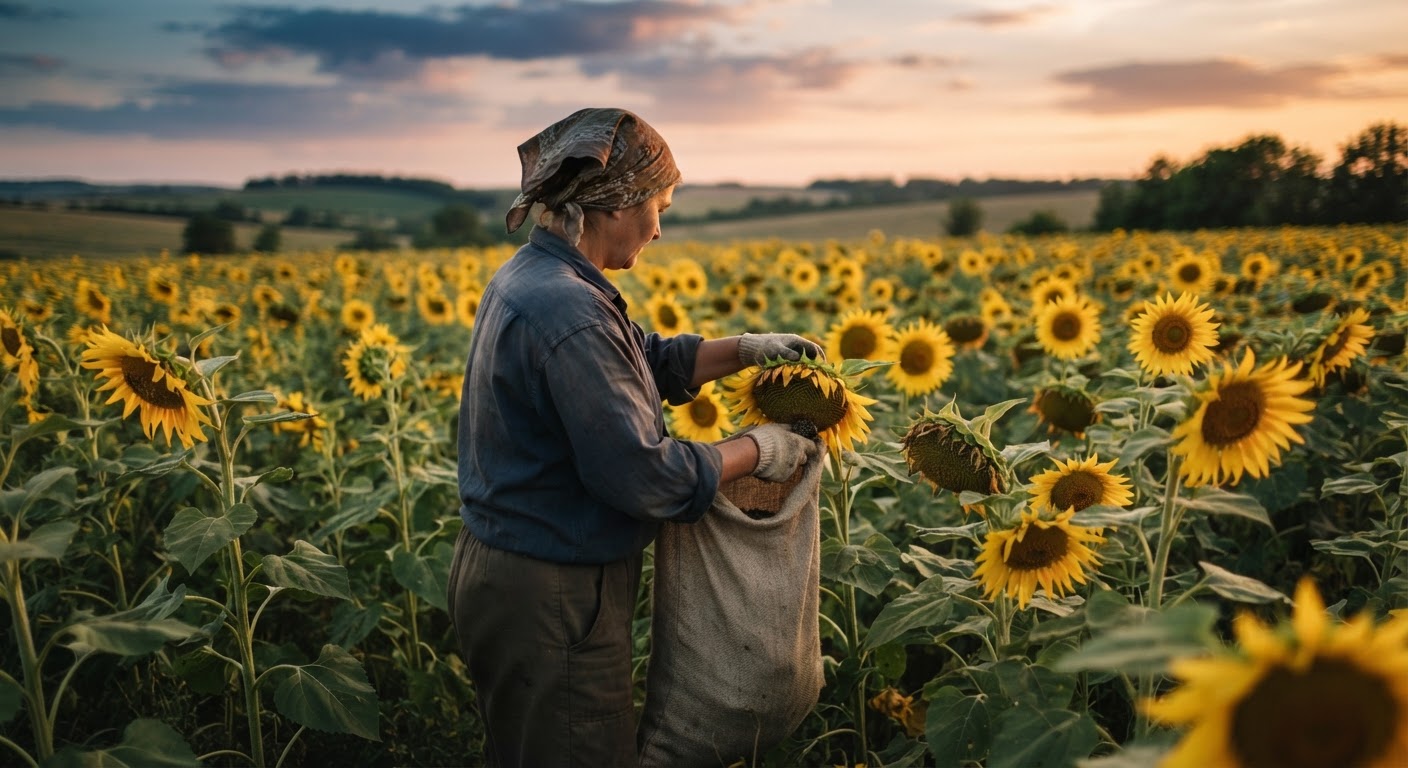 Поля соняшнику – символ українського ландшафту та джерело цінних продуктів.