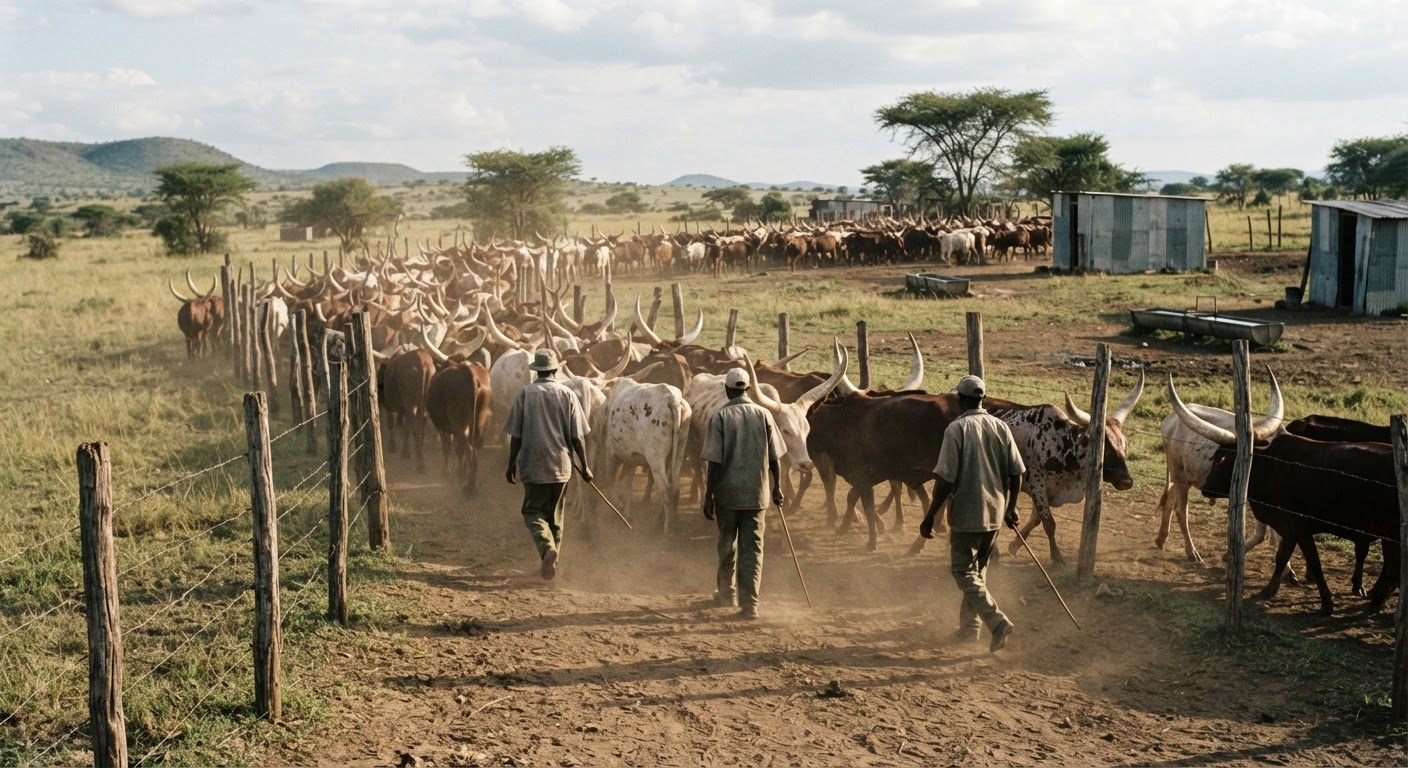 Mifugo mingi inayomilikiwa na mashamba makubwa inaweza kuwa sehemu ya mnyororo wa thamani wa nyama.